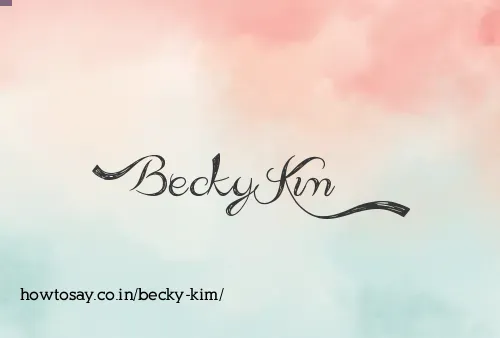 Becky Kim