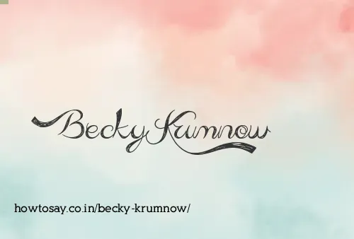 Becky Krumnow