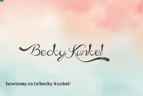 Becky Kunkel