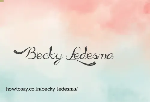 Becky Ledesma