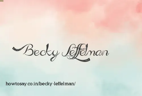 Becky Leffelman