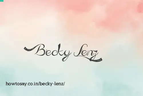 Becky Lenz