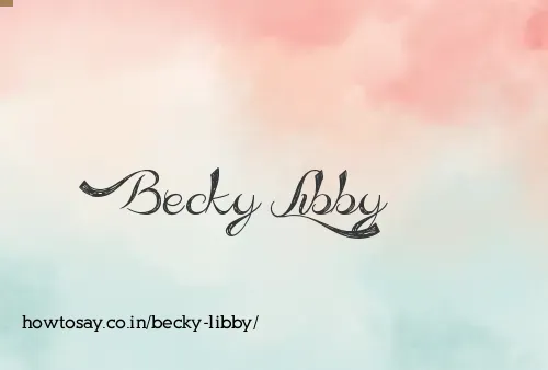 Becky Libby