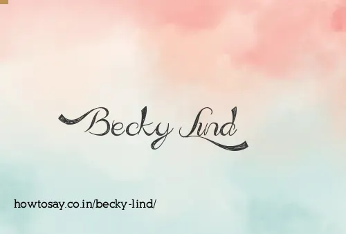 Becky Lind