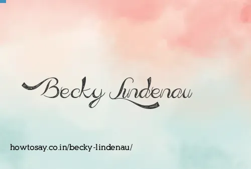 Becky Lindenau