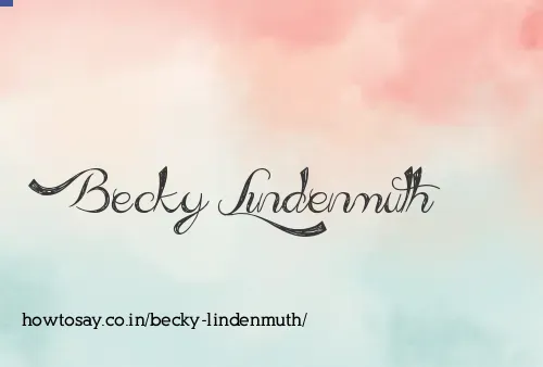Becky Lindenmuth