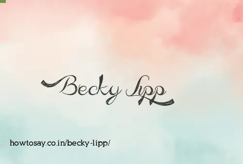 Becky Lipp