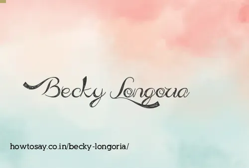 Becky Longoria