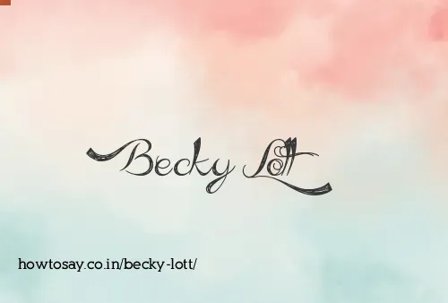Becky Lott