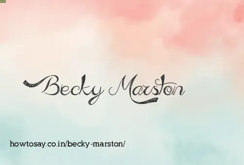 Becky Marston