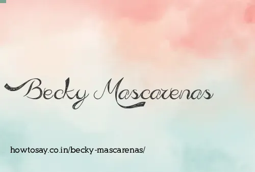 Becky Mascarenas