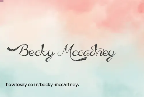 Becky Mccartney