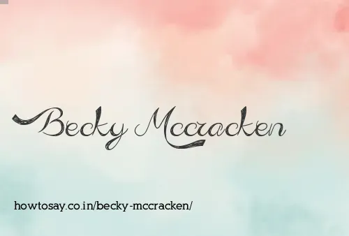 Becky Mccracken