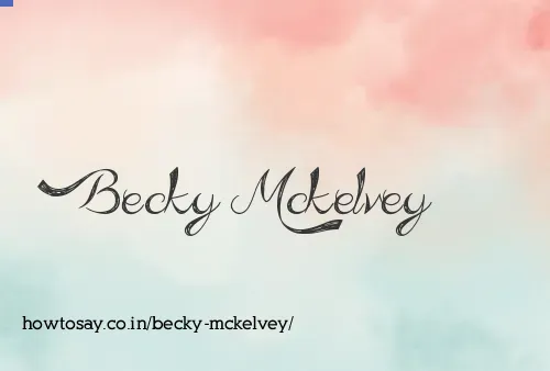 Becky Mckelvey