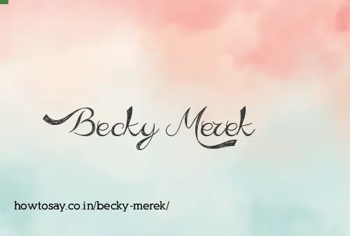 Becky Merek