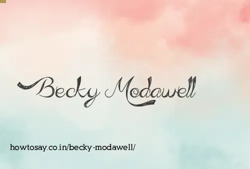 Becky Modawell