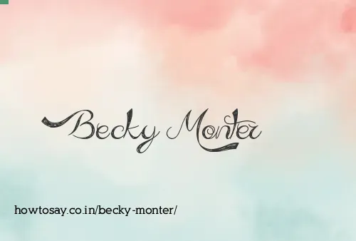 Becky Monter