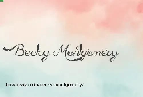 Becky Montgomery