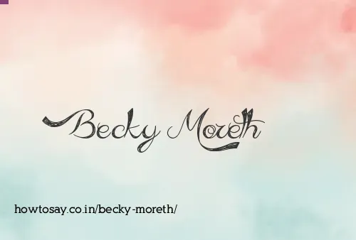 Becky Moreth