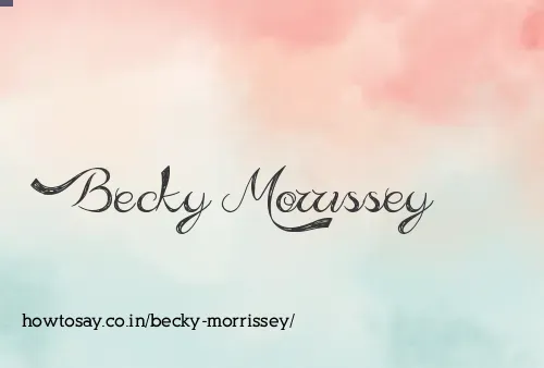 Becky Morrissey