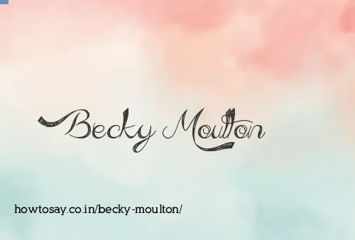 Becky Moulton