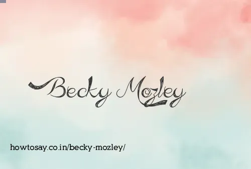 Becky Mozley