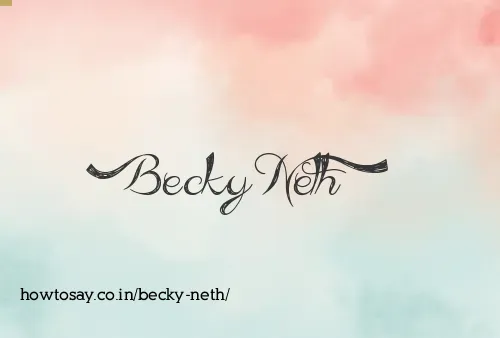 Becky Neth