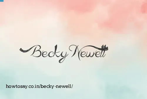 Becky Newell