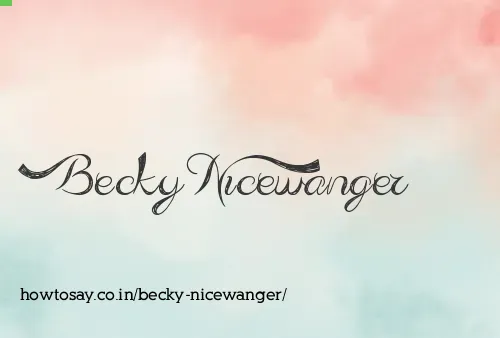 Becky Nicewanger