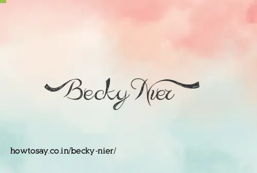 Becky Nier