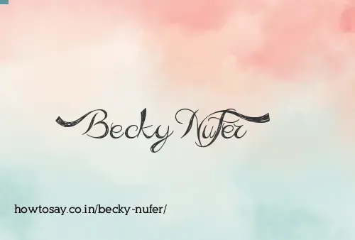 Becky Nufer