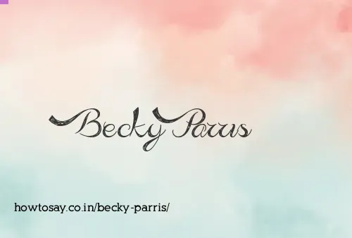 Becky Parris
