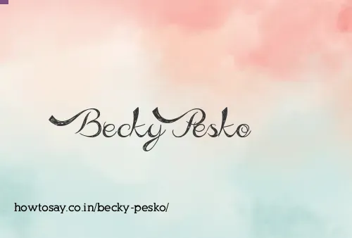 Becky Pesko