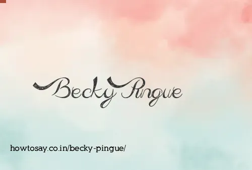 Becky Pingue