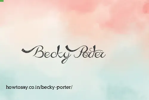 Becky Porter