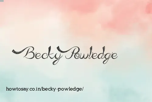Becky Powledge