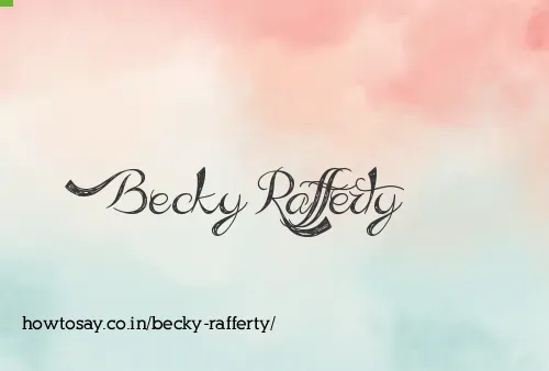 Becky Rafferty