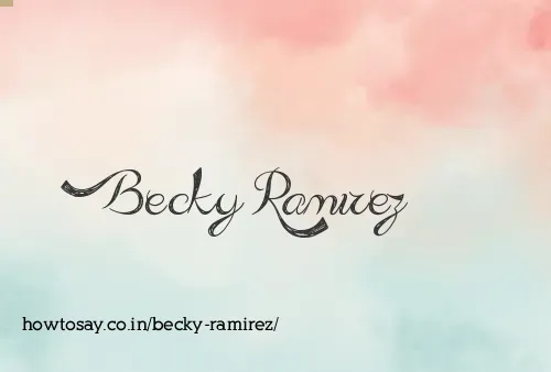 Becky Ramirez