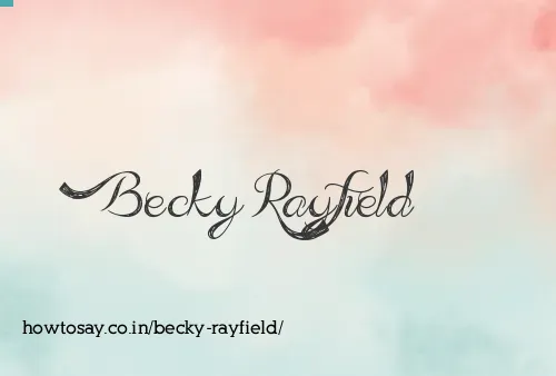 Becky Rayfield
