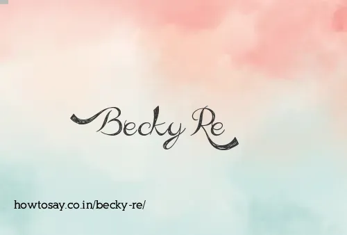 Becky Re