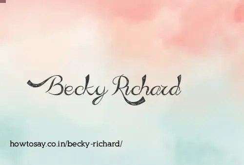 Becky Richard