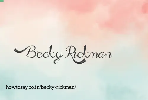 Becky Rickman