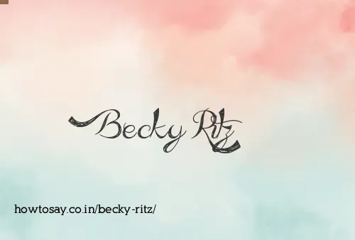 Becky Ritz