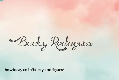 Becky Rodrigues