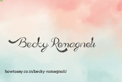 Becky Romagnoli