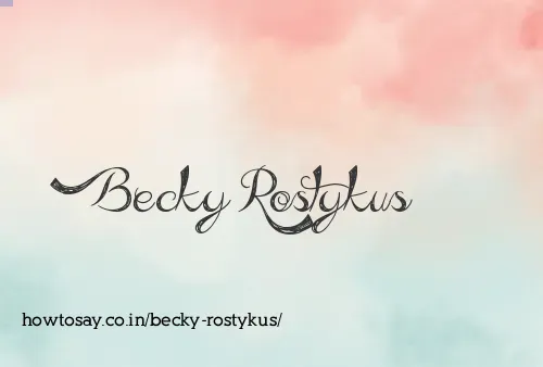 Becky Rostykus