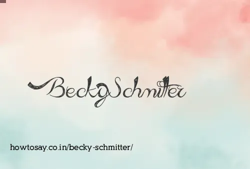 Becky Schmitter