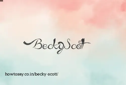 Becky Scott