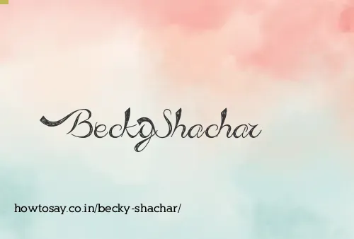 Becky Shachar