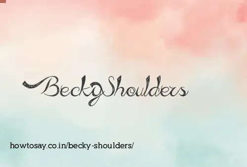 Becky Shoulders